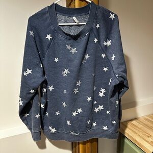 Z Supply Women’s Blue Star Crewneck Sweatshirt